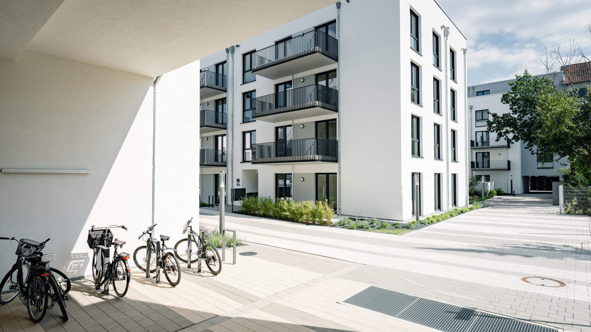 Außenansicht eines Neubauprojektes von Bonava in Düsseldorf