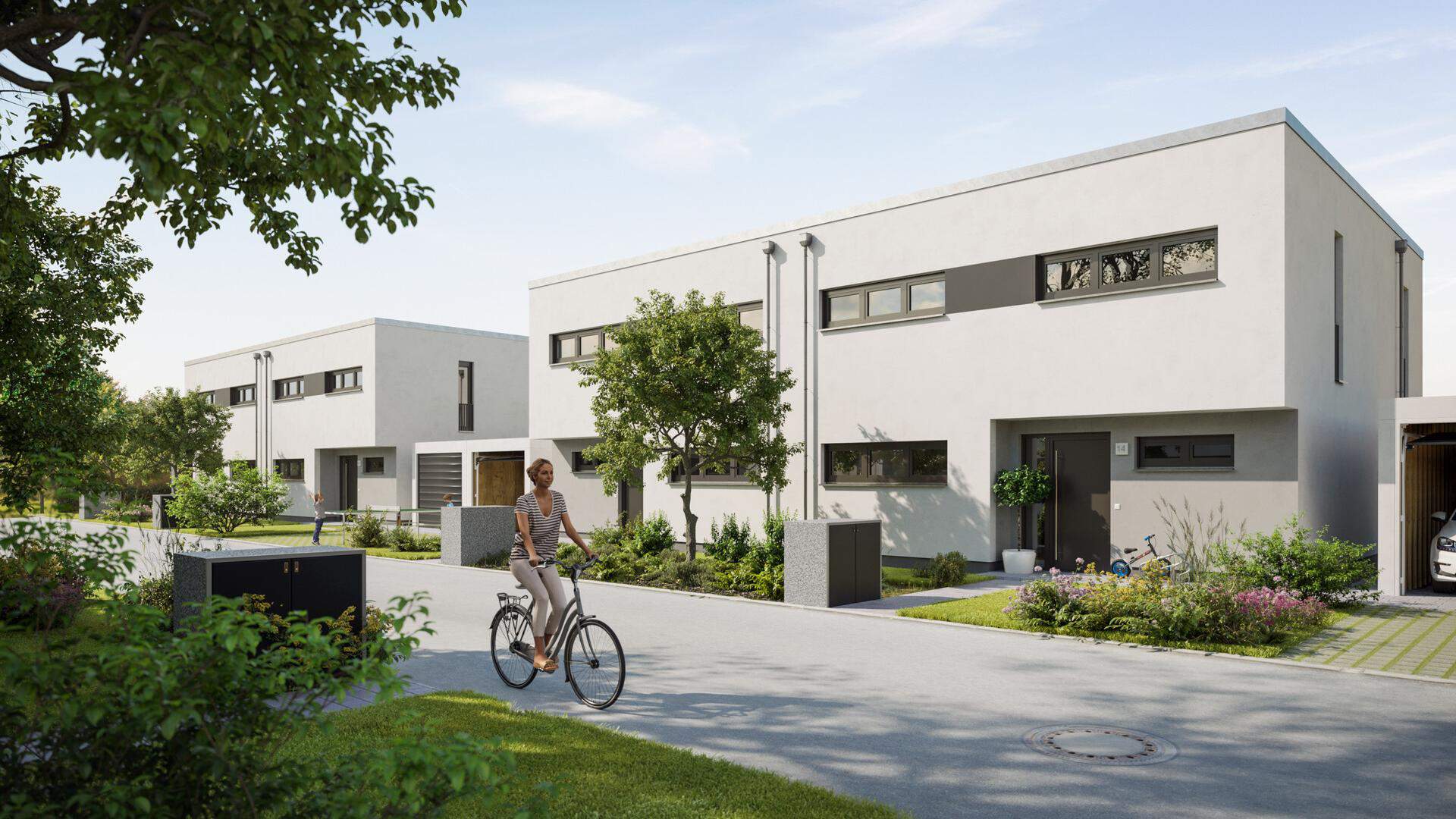 Außenansicht eines Neubauprojektes von Bonava in Leipzig