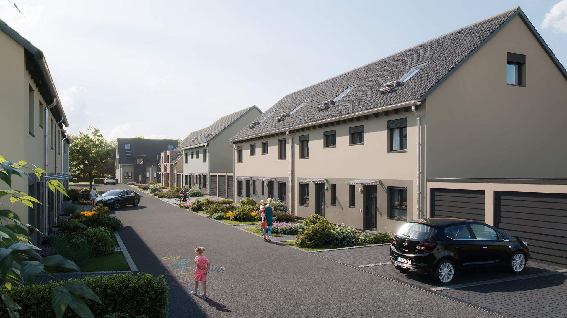 Außenansicht eines Neubauprojektes von Bonava im Ruhrgebiet