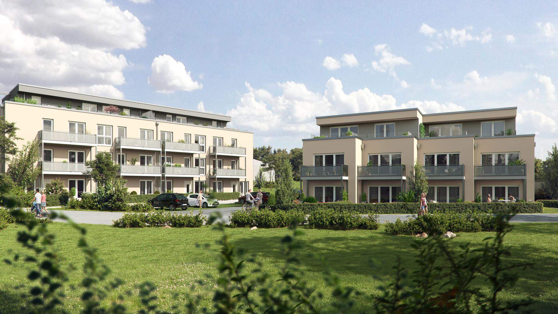 Außenansicht eines Neubauprojektes von Bonava auf Rügen