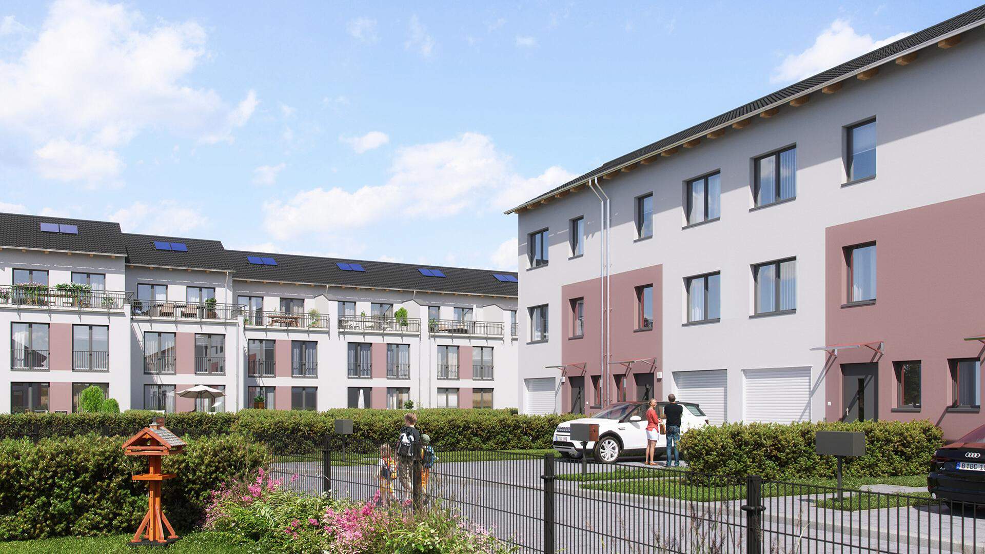 Außenansicht eines Neubauprojektes von Bonava in Ahrensfelde