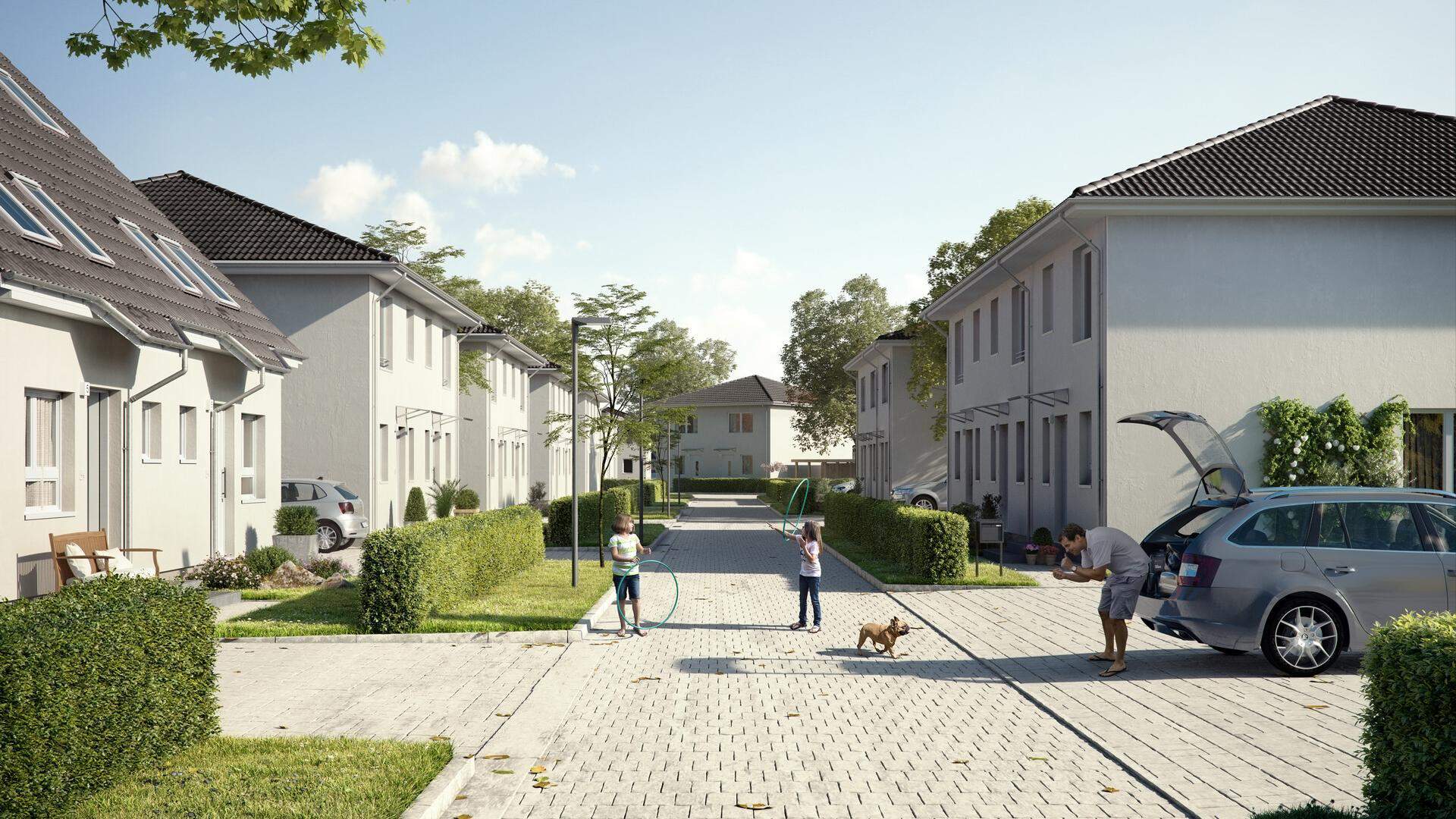 Außenansicht eines Neubauprojektes von Bonava in Schulzendorf