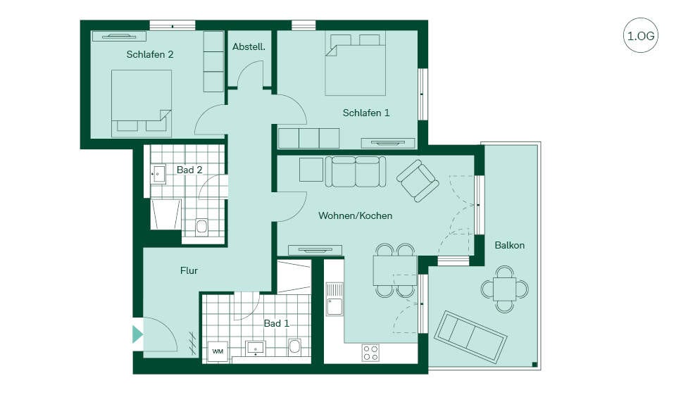Ferienwohnung Grundriss