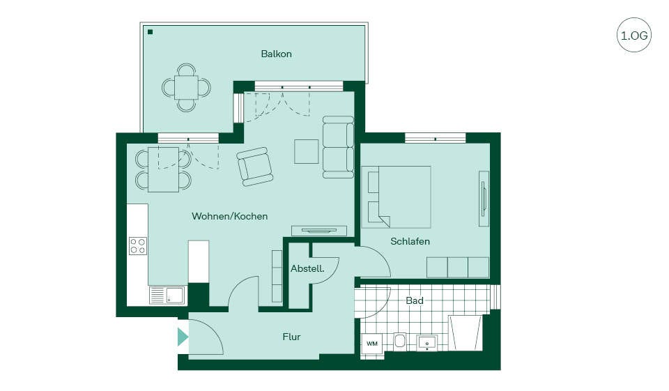 Ferienwohnung Grundriss