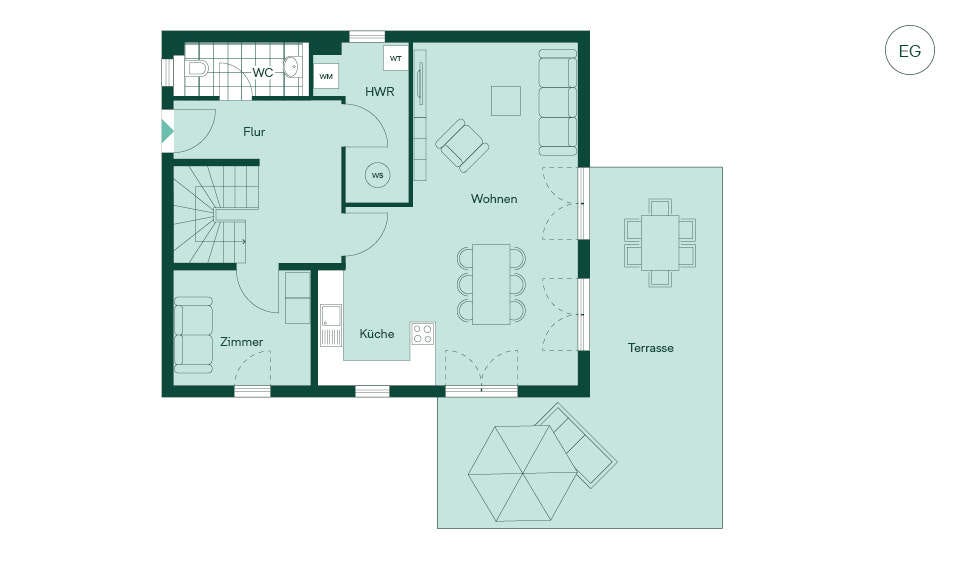 Einfamilienhaus Grundriss