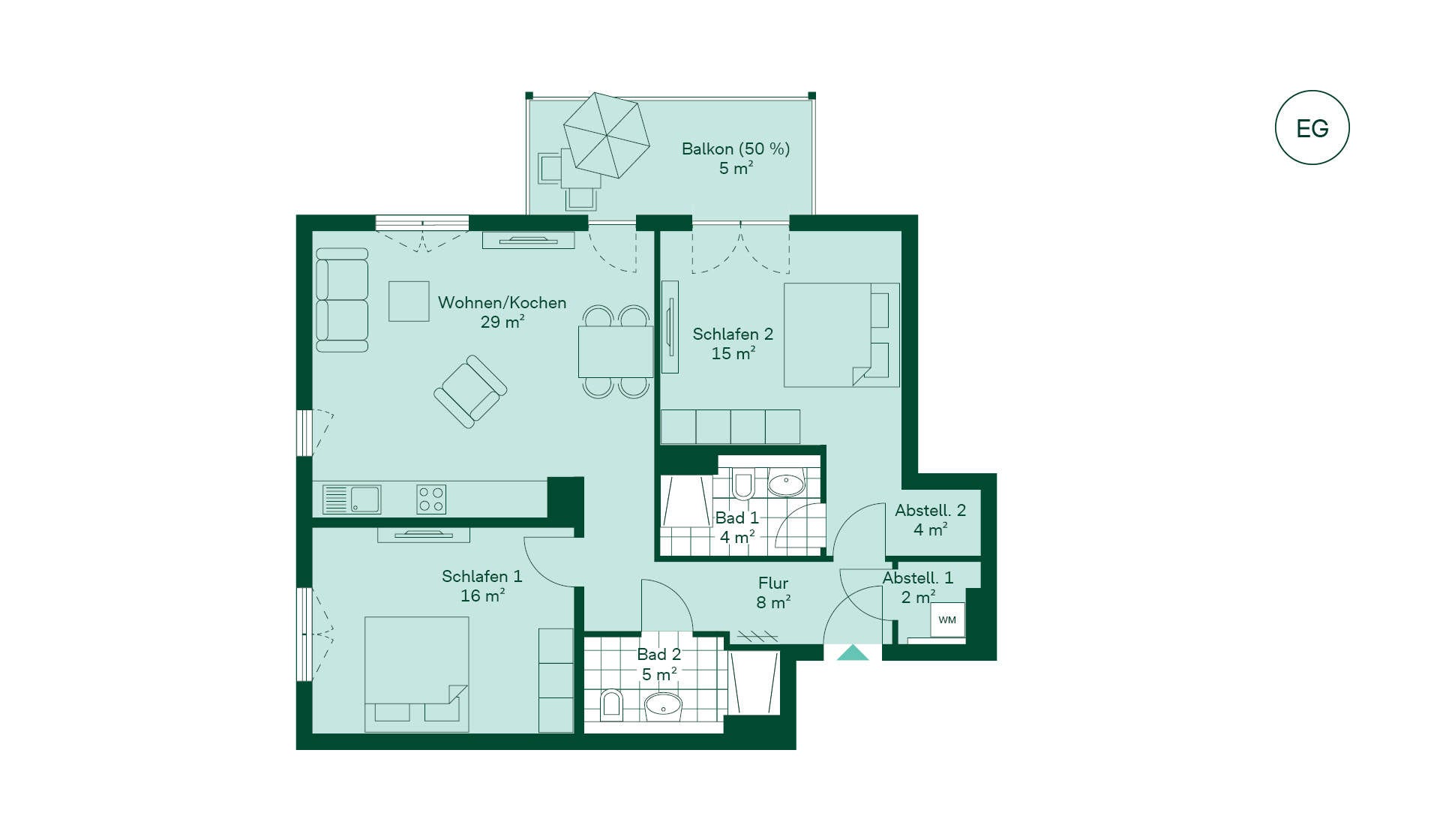 Ferienhaus Grundriss Bernsteinquartier