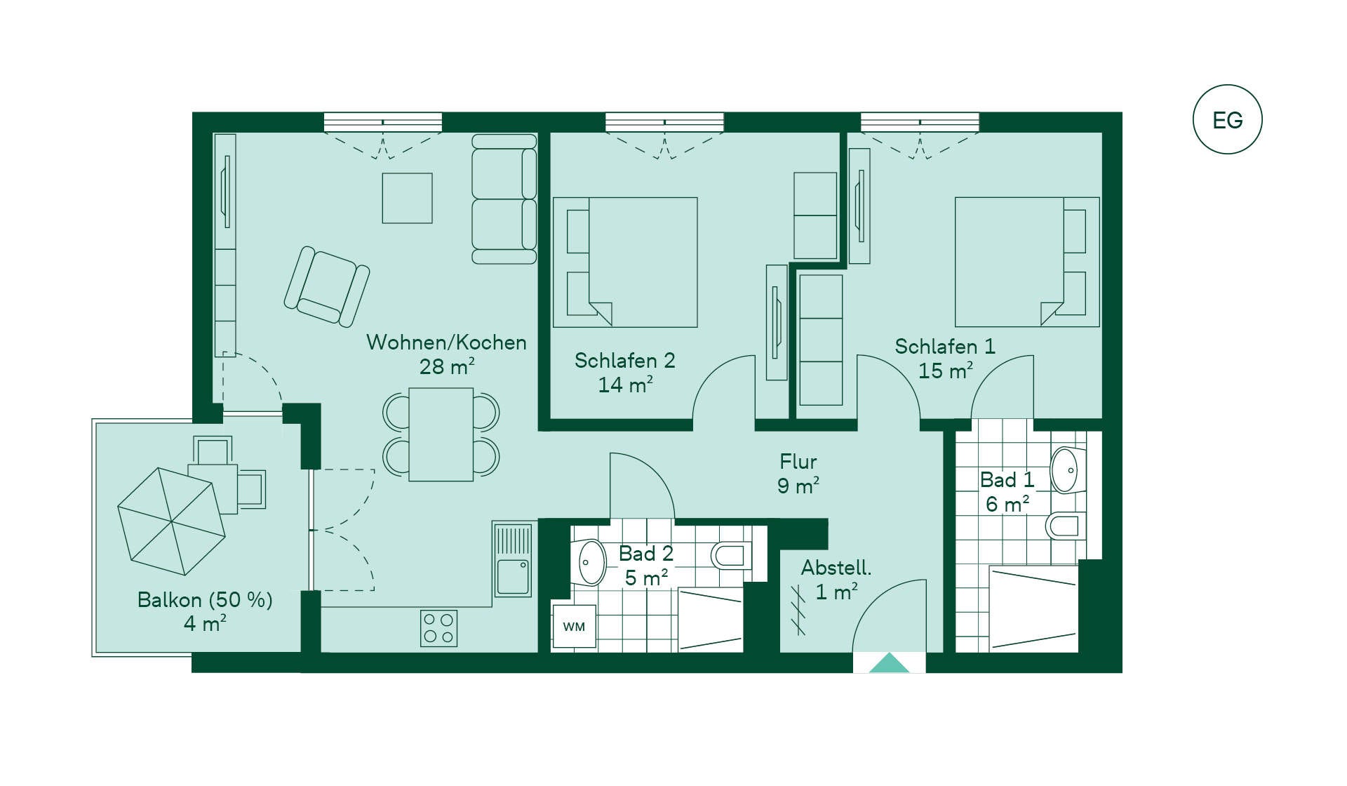 Ferienhaus Grundriss Bernsteinquartier