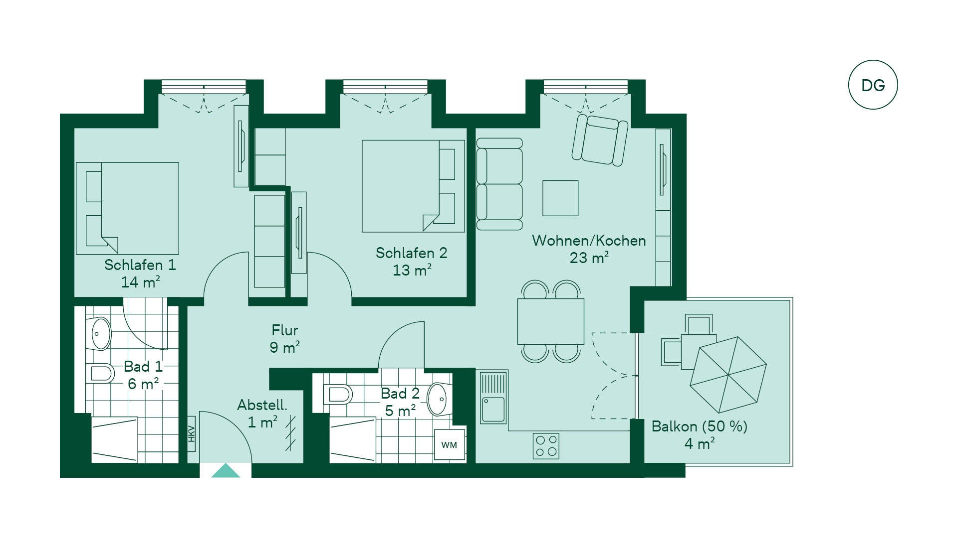Ferienhaus Grundriss Bernsteinquartier