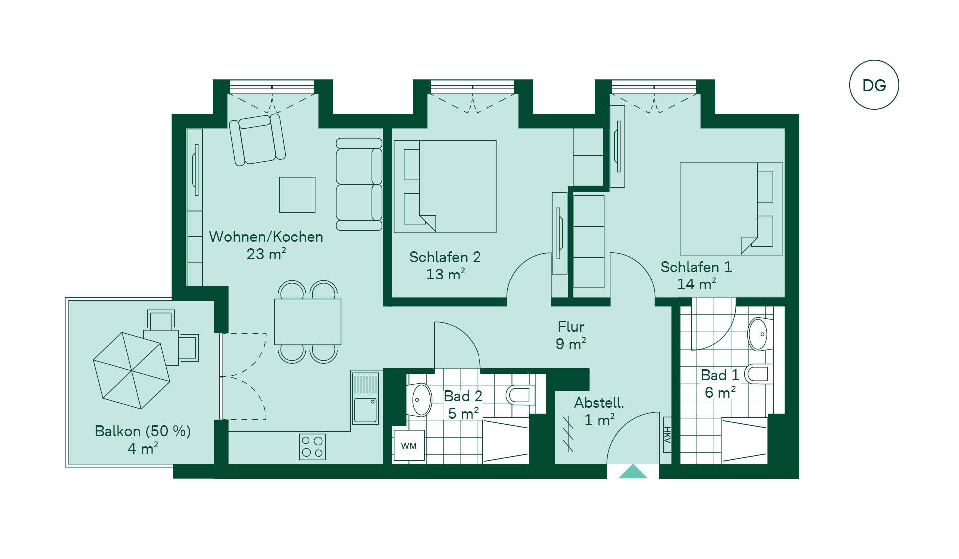 Ferienhaus Grundriss Bernsteinquartier