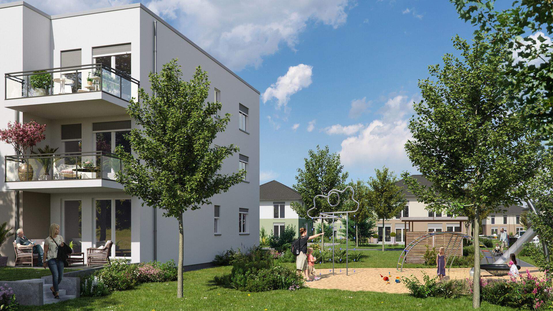 Außenansicht eines Neubauprojektes von Bonava in Schöneiche