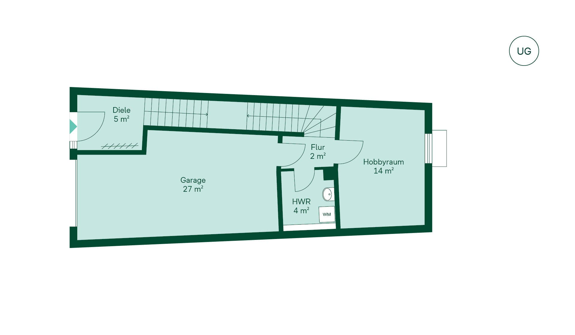 Reihenhaus Grundriss UG
