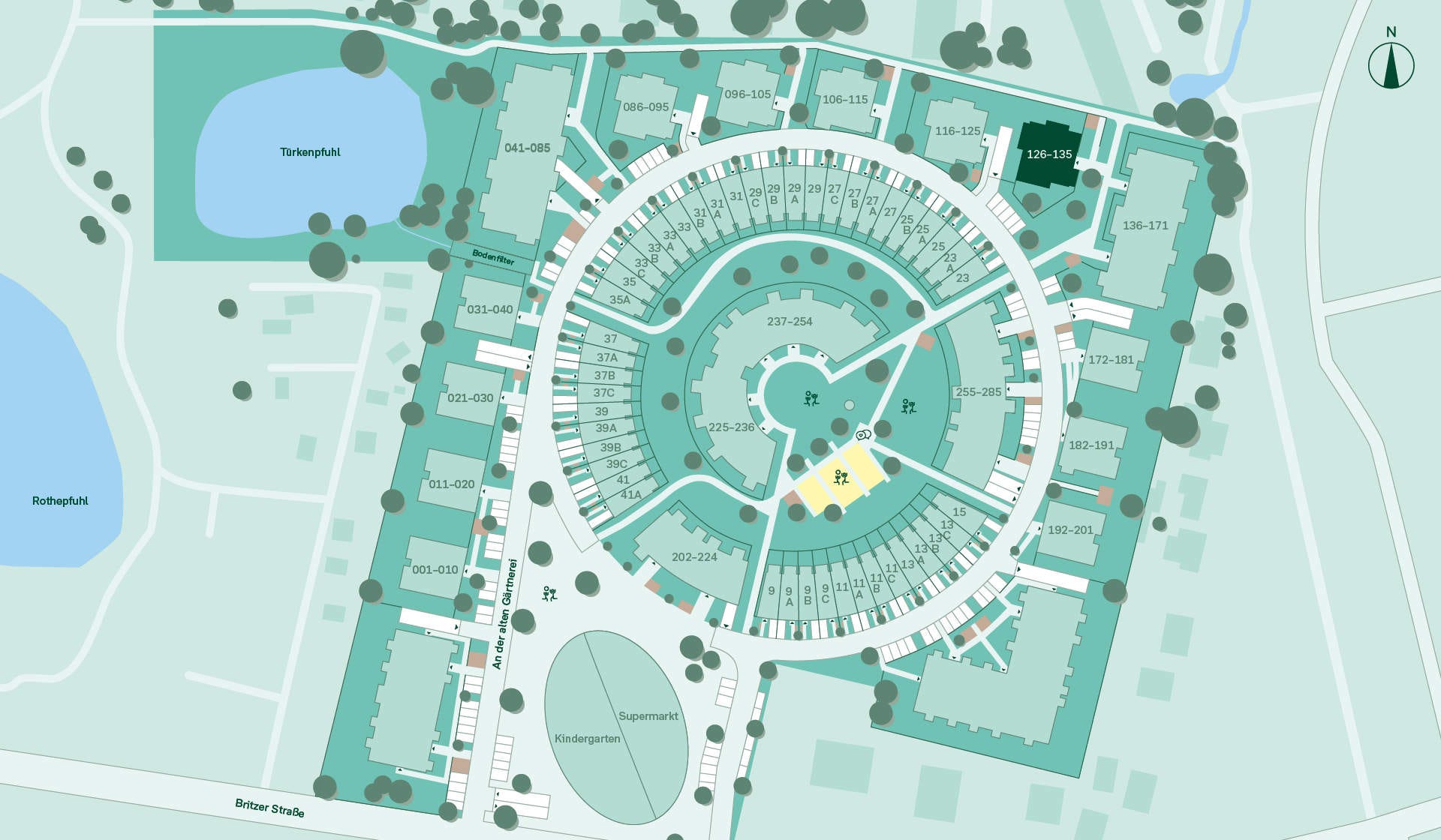 Lageplan Quartier HUGOS