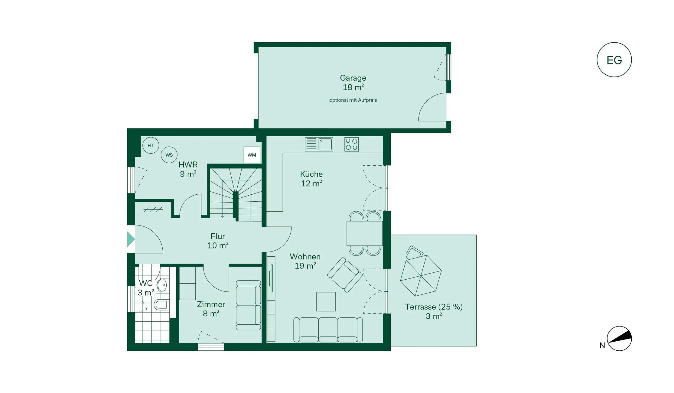 Einfamilienhaus Grundriss EG Einfamilienhaus Grundriss EG