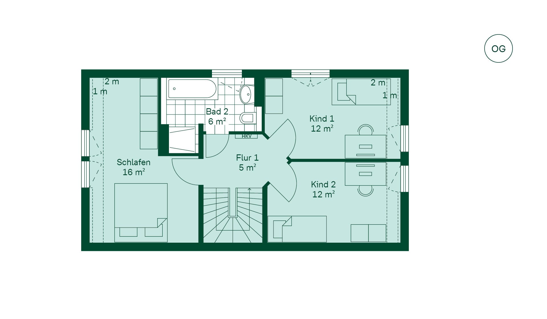 Grundriss vom Doppelhaus im Projekt Am Wiesenweg Grundriss vom Doppelhaus im Projekt Am Wiesenweg