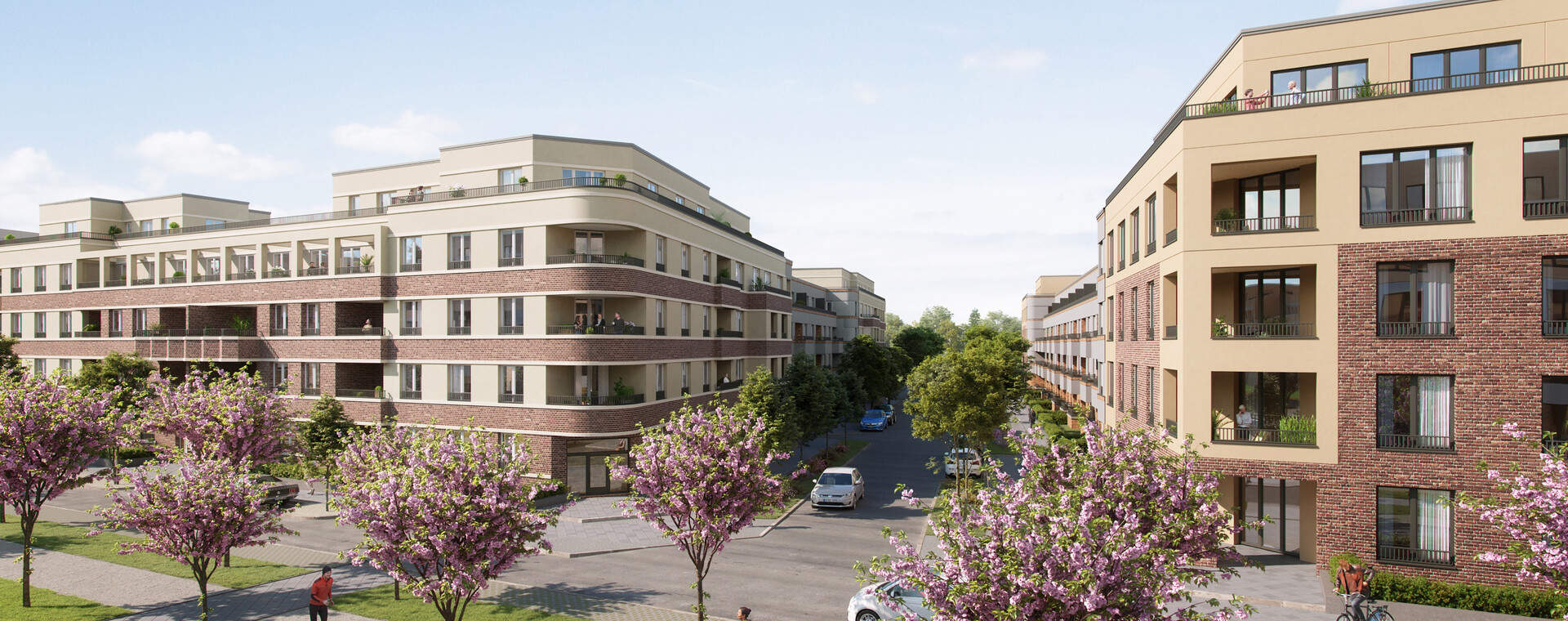 Visualisierung der Eigentumswohnungen vom Neubauprojekt Parkstadt Karlshorst in Berlin