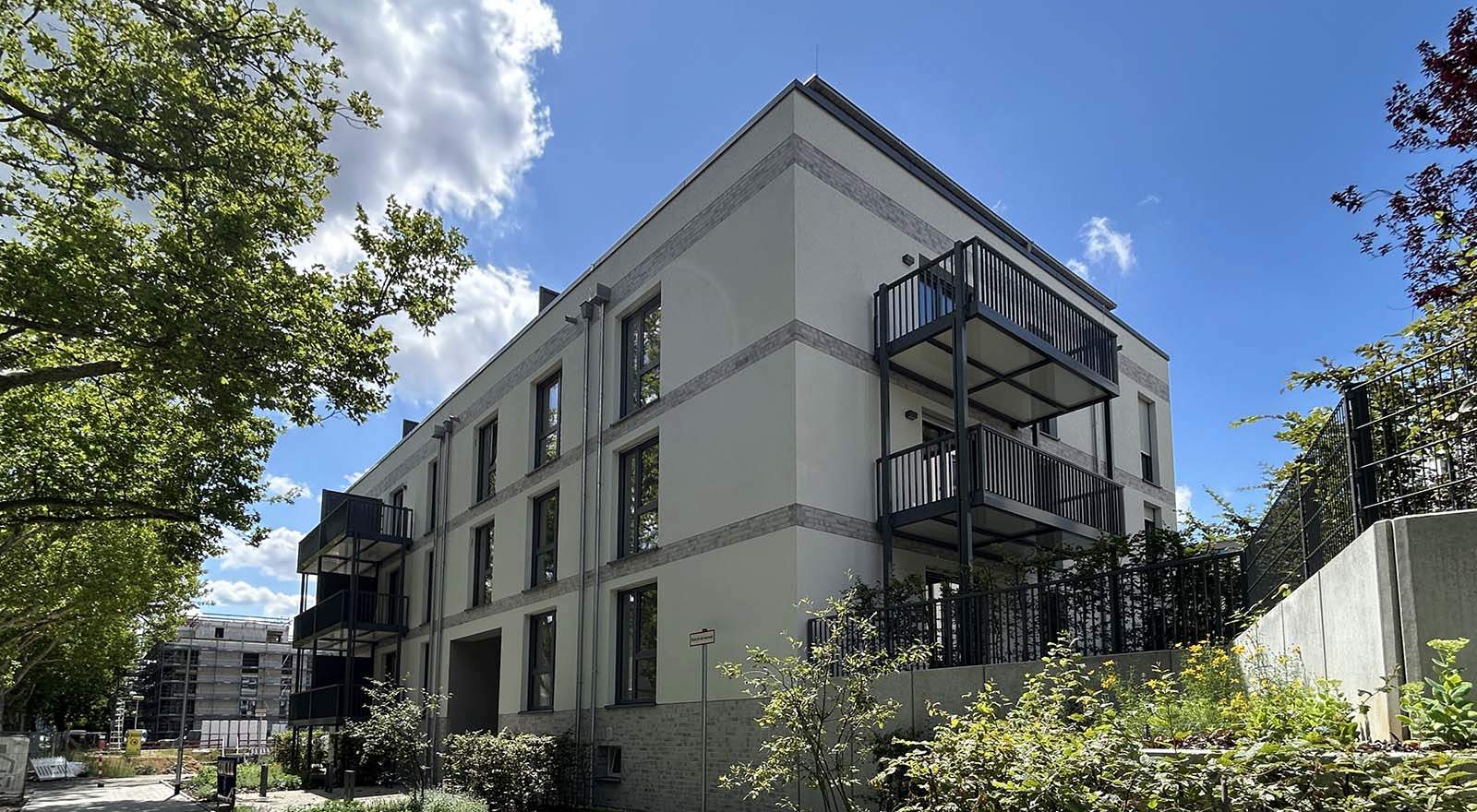 Visualisierung des Neubauprojektes in Benrath