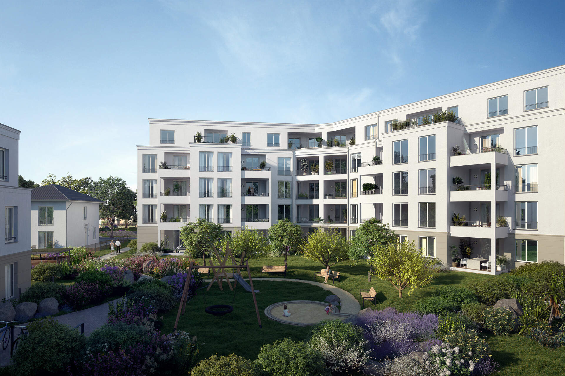 Außenansicht eines Neubauprojektes von Bonava in Berlin